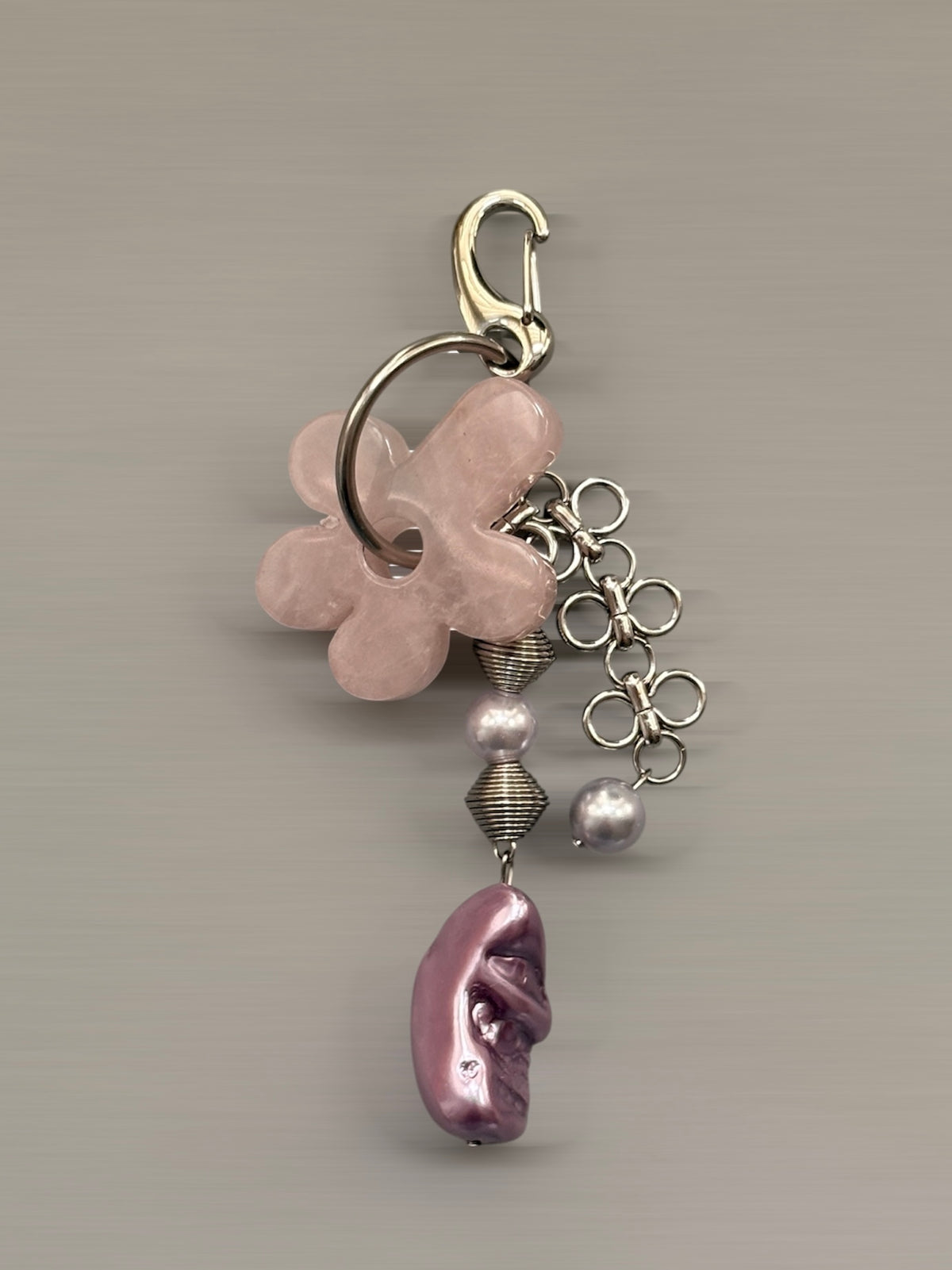 Lucky Flower Keychain - Pink
