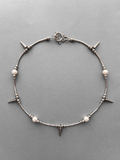 Stainless Steel Spike Necklace